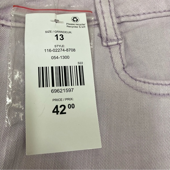Suzy Shier Size 13 Light Lilac Bootcut Jeans Inseam 24 NWT - Picture 3 of 11